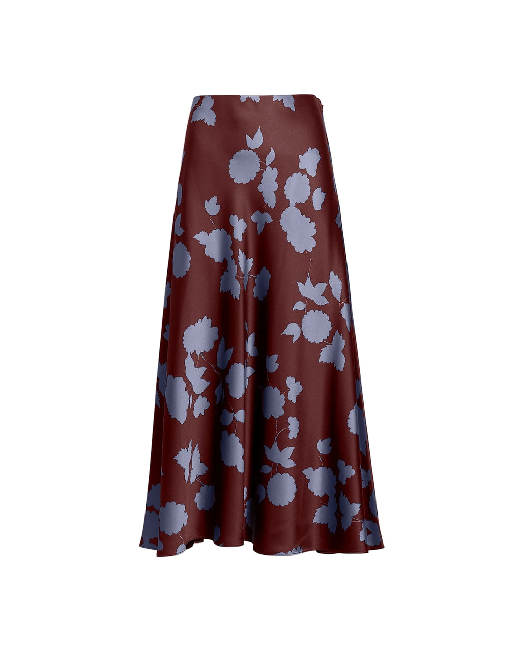 Beth Skirt in Deep Redwood/Shadow Blue