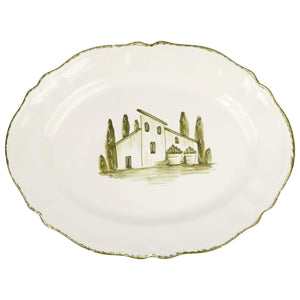 Borgo Verde Oval Platter