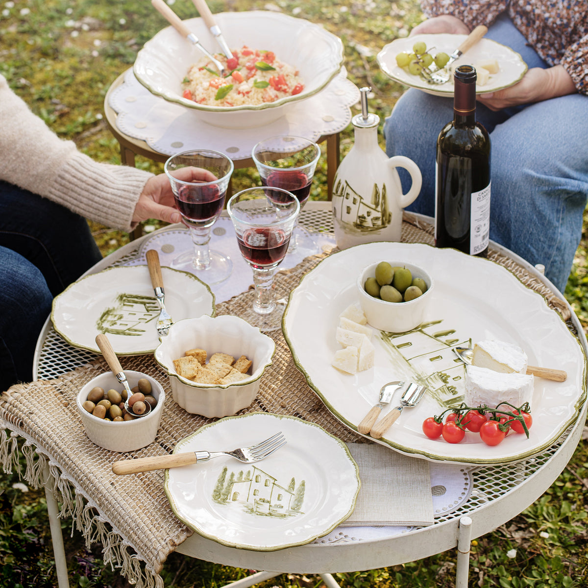 Borgo Verde Oval Platter
