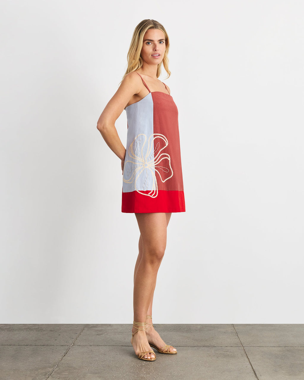 Bianca Dress in Redwood Multi