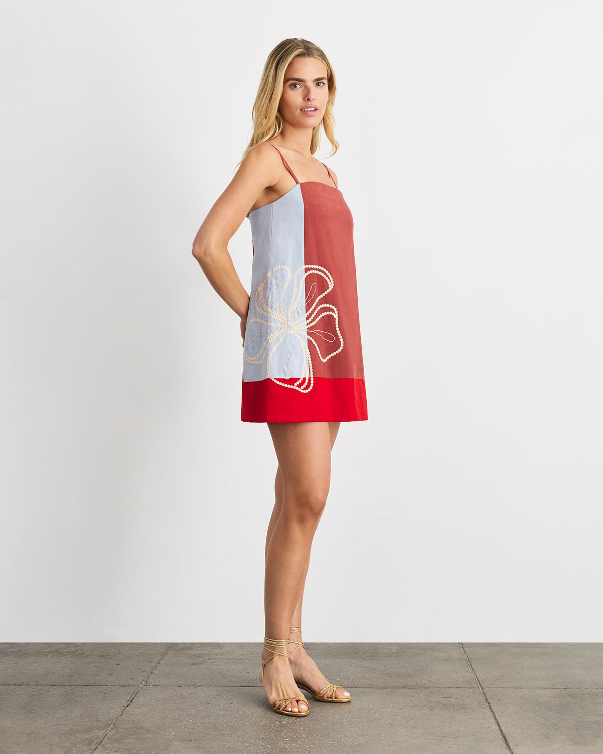 Bianca Dress in Redwood Multi