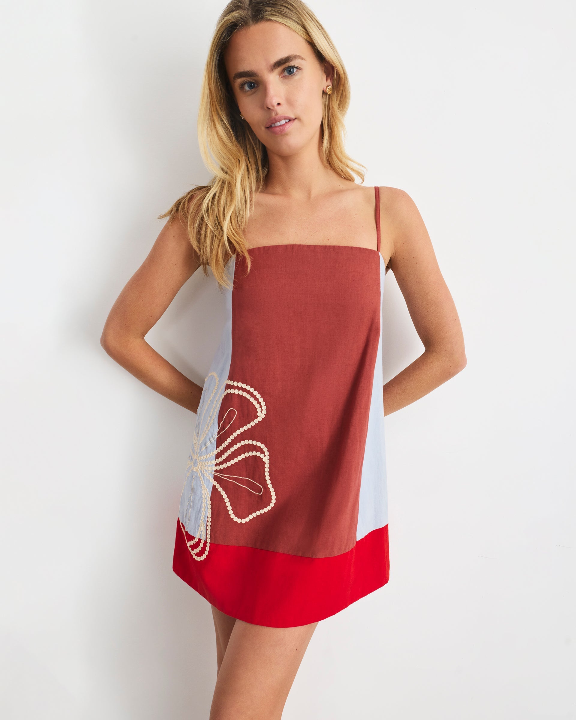 Bianca Dress in Redwood Multi