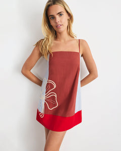 Bianca Dress in Redwood Multi
