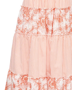 Bibi Maxi Skirt in Orange Mix