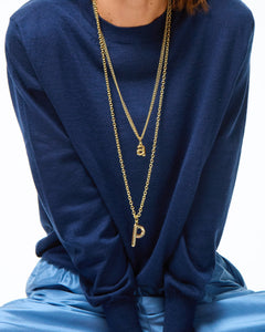The Very Big Puffy Initial Necklace