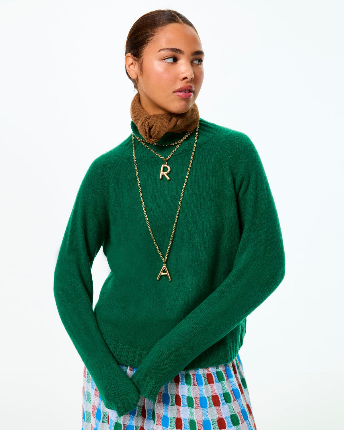 The Very Big Puffy Initial Necklace