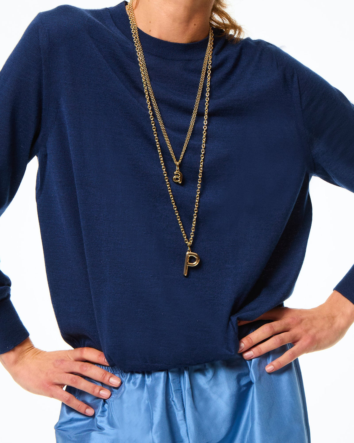 The Very Big Puffy Initial Necklace