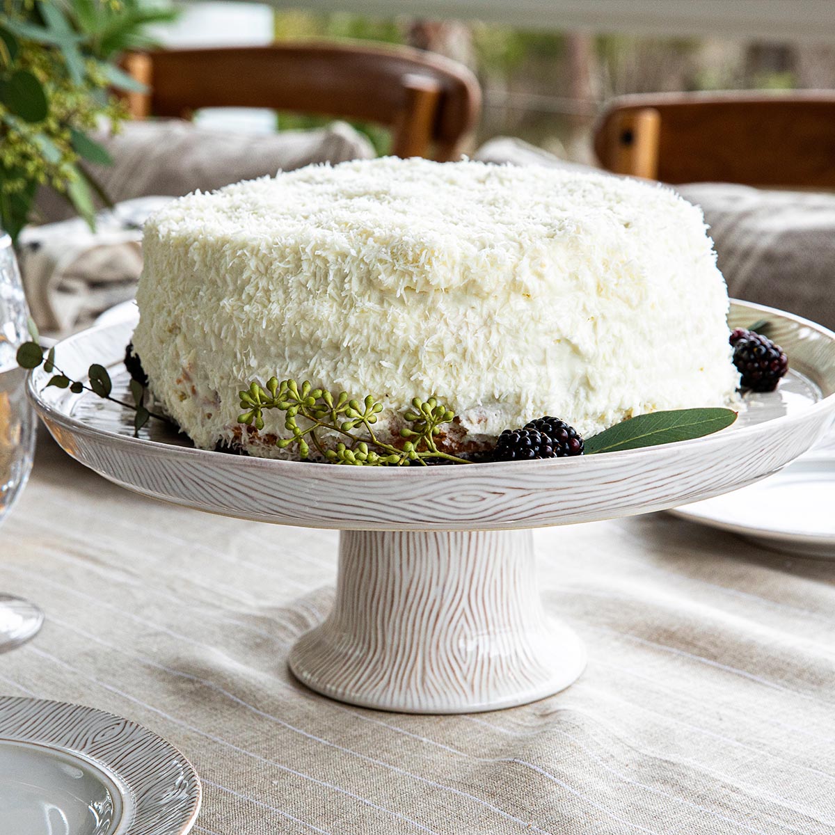 Blenheim Oak Cake Pedestal