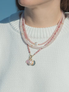 Blake Necklace in Pink