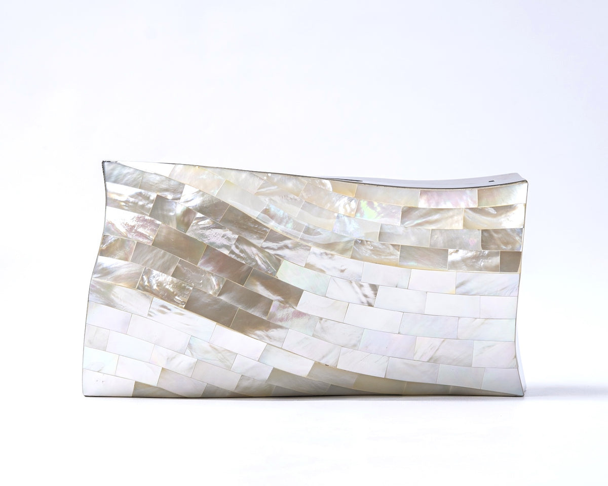 Bilbao Clutch in White