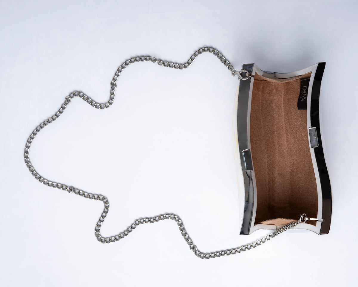 Bilbao Clutch in White