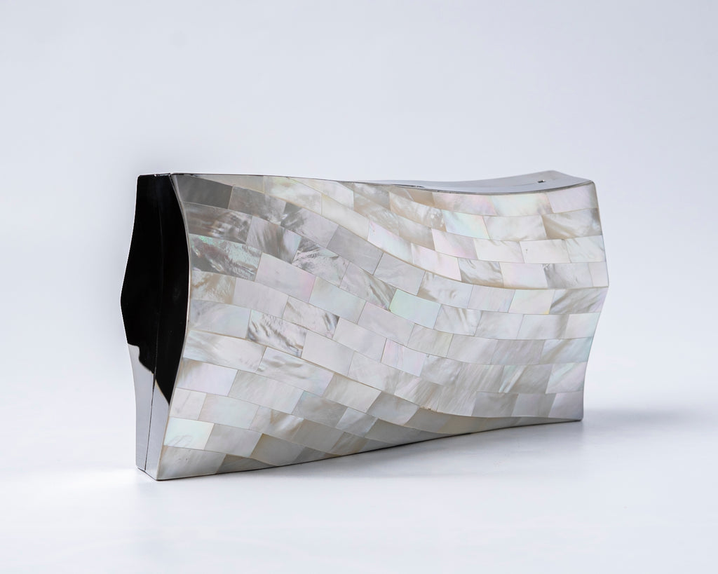 Bilbao Clutch in White