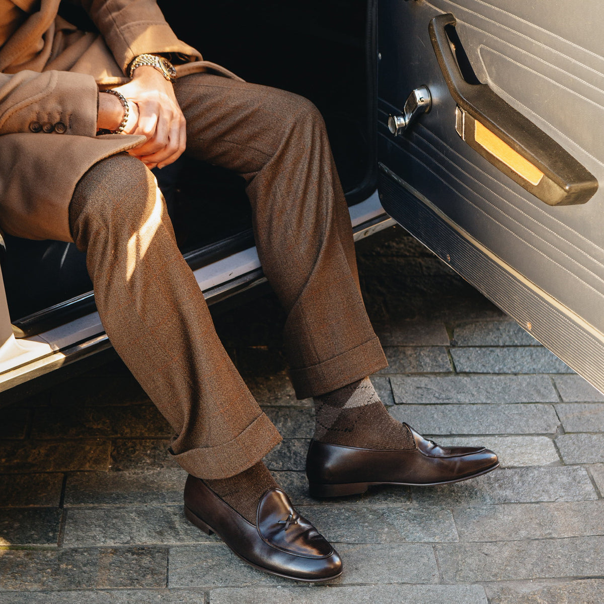 Men's Brown Leather Milano Loafer