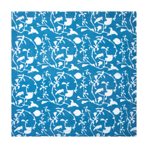 Sanctuary Printed Napkins in Blue, Set of 4