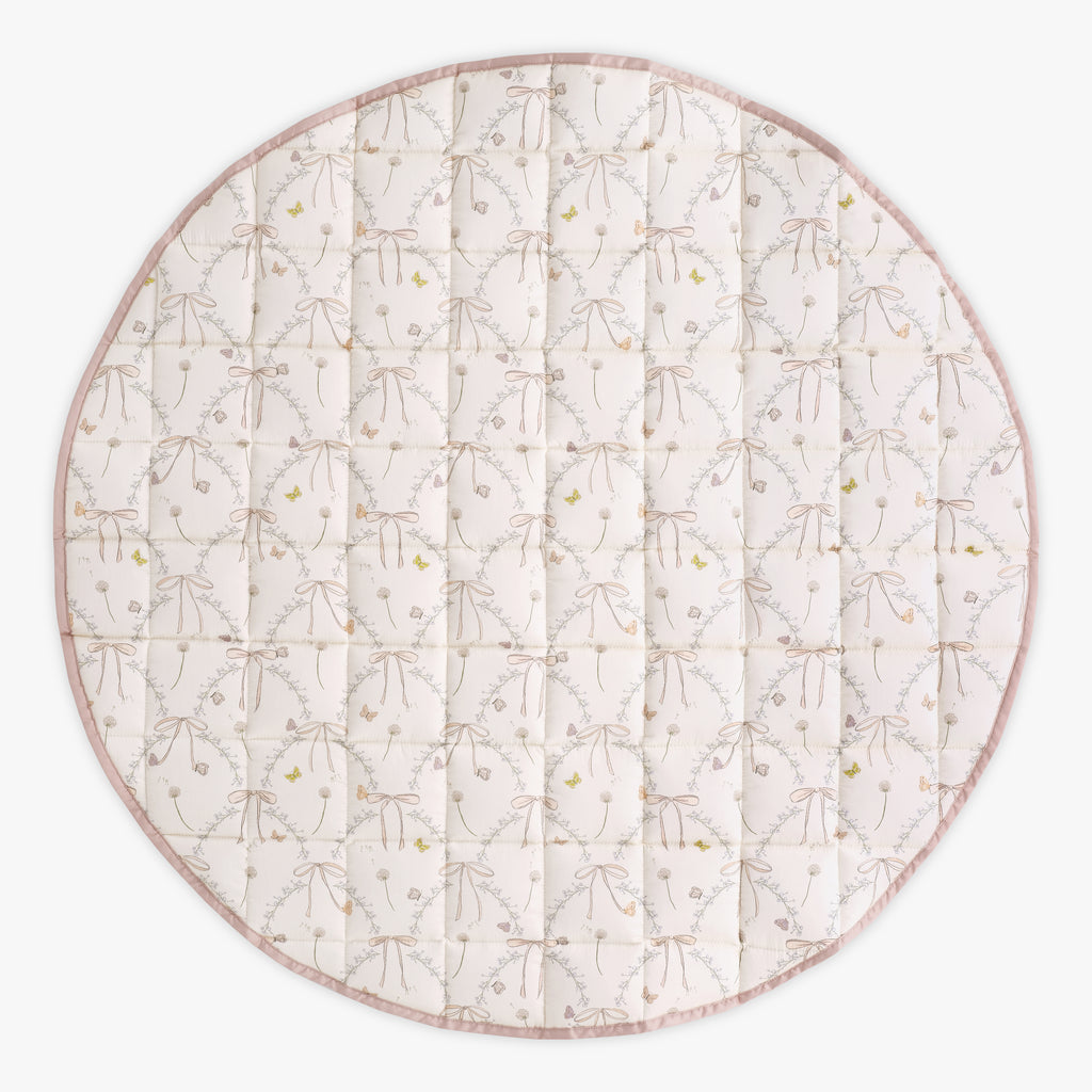 Bows & Butterfly Play Mat