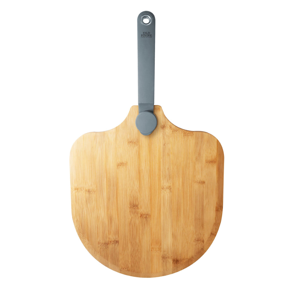 Bamboo Pizza Peel with Folding Handle 14" x 16" in Natural