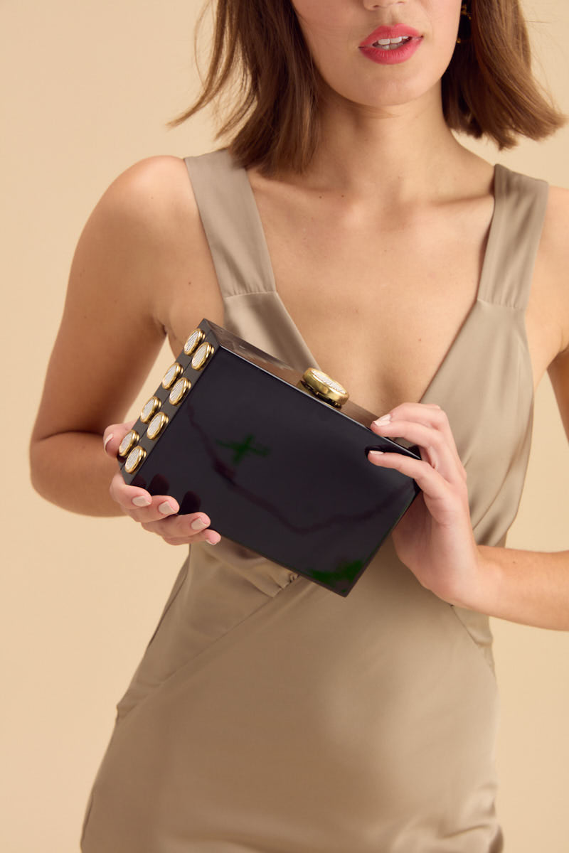 Basel Clutch in Black