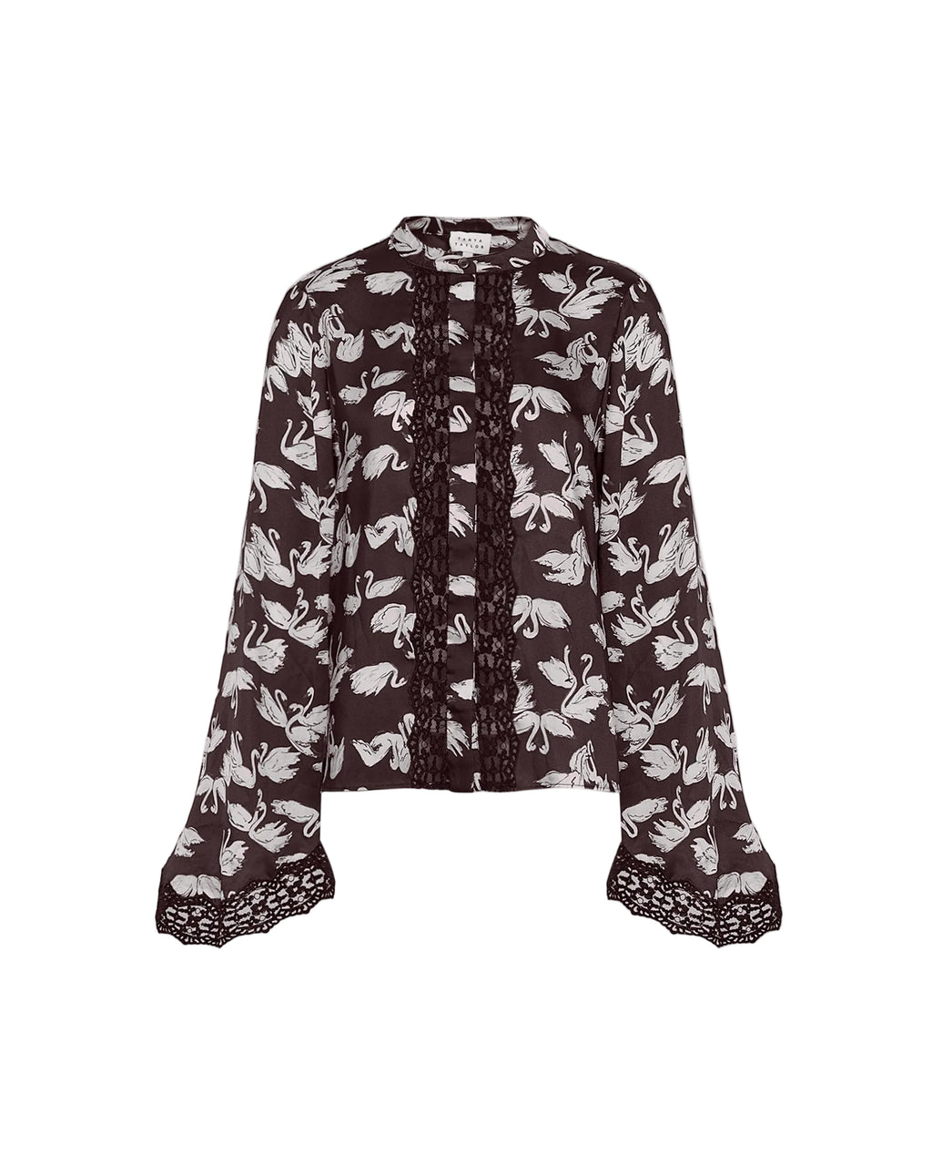 Brielle Top in Dark Fig Swan