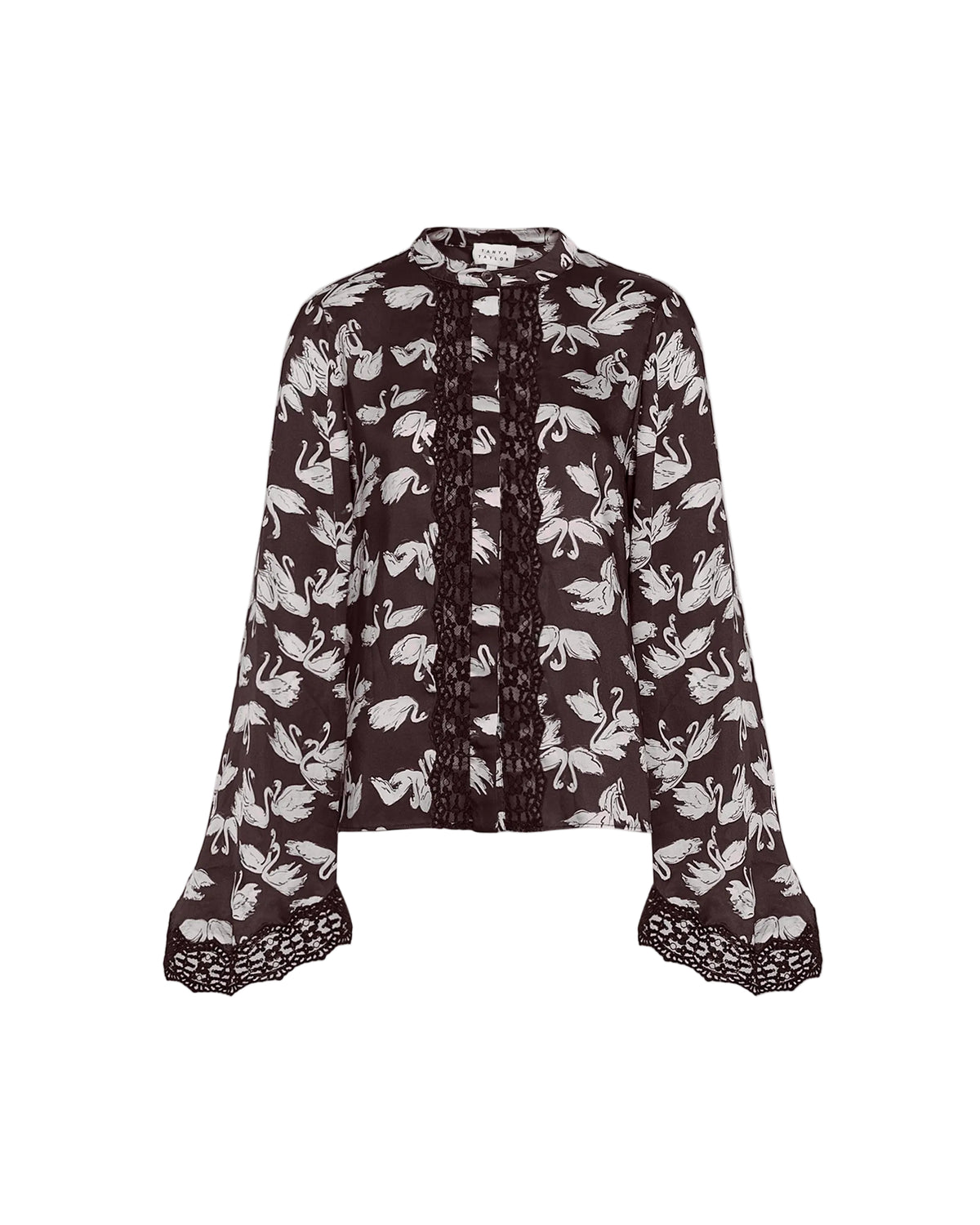 Brielle Top in Dark Fig Swan