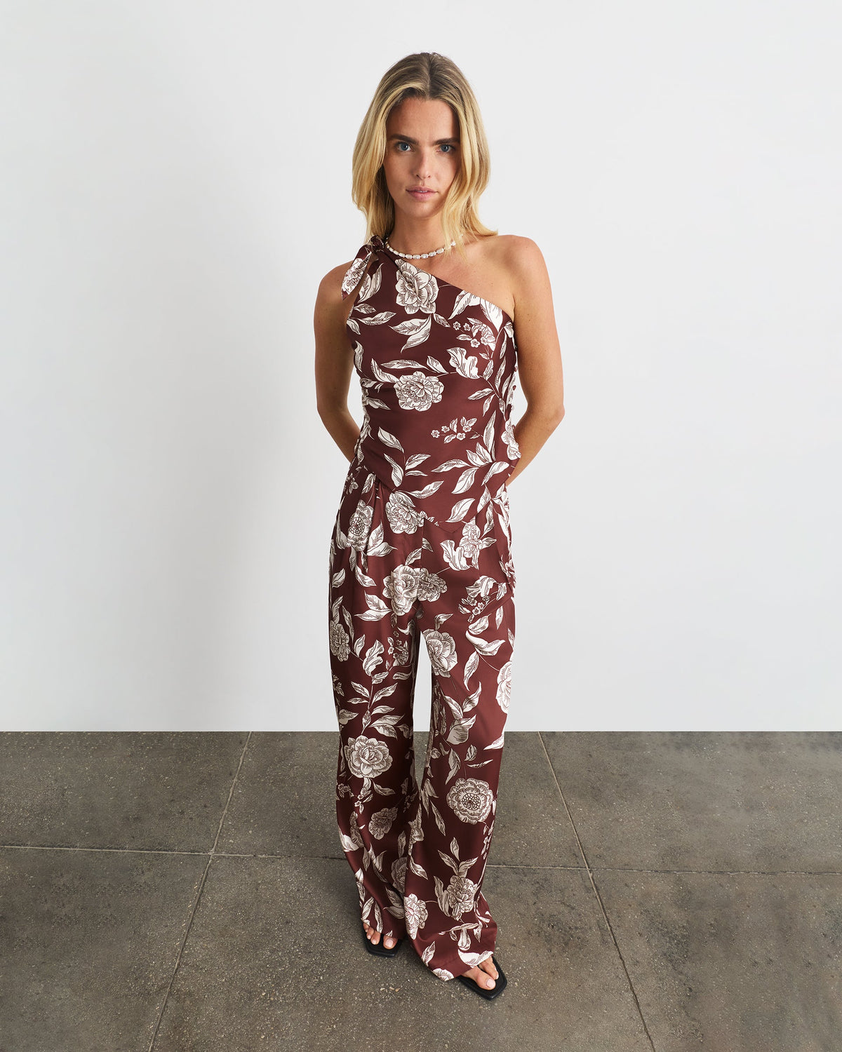 Jodi Pant in Deep Redwood Multi