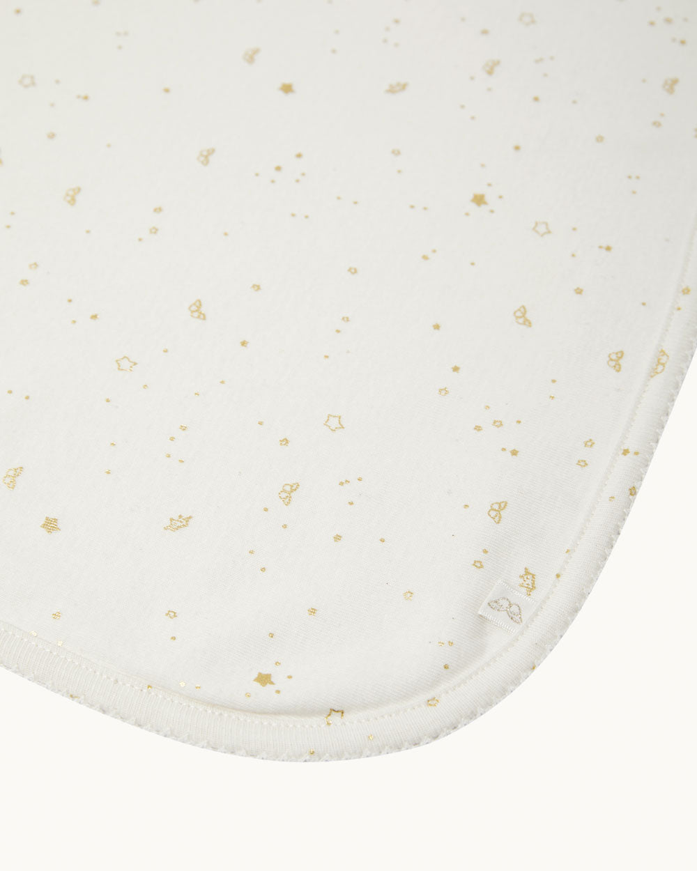 Briss Star & Crown Swaddle Blanket in Natural