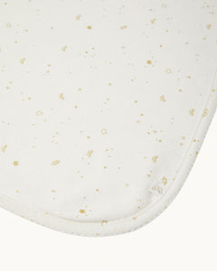 Briss Star & Crown Swaddle Blanket in Natural
