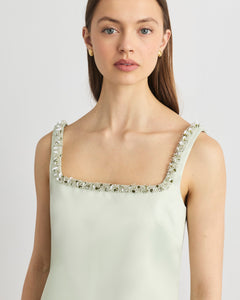 Barton Dress in Light Seaglass