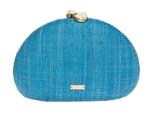 Berna Clutch in Turquoise Multi