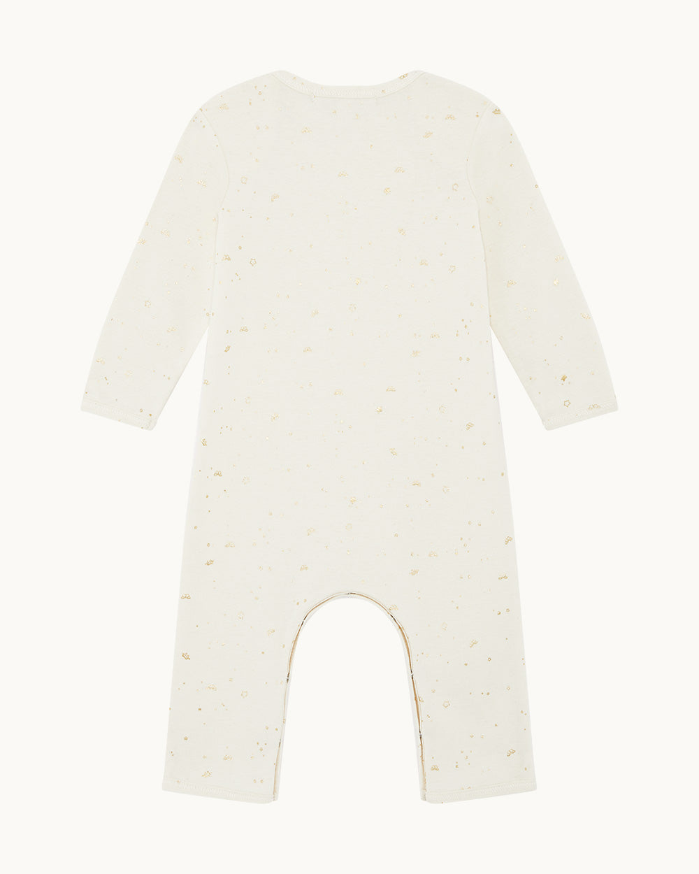 Brooklyn Star & Crown Romper in Natural