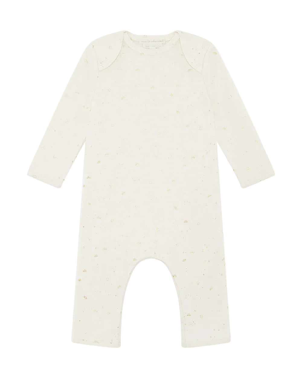 Brooklyn Star & Crown Romper in Natural