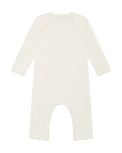 Brooklyn Star & Crown Romper in Natural