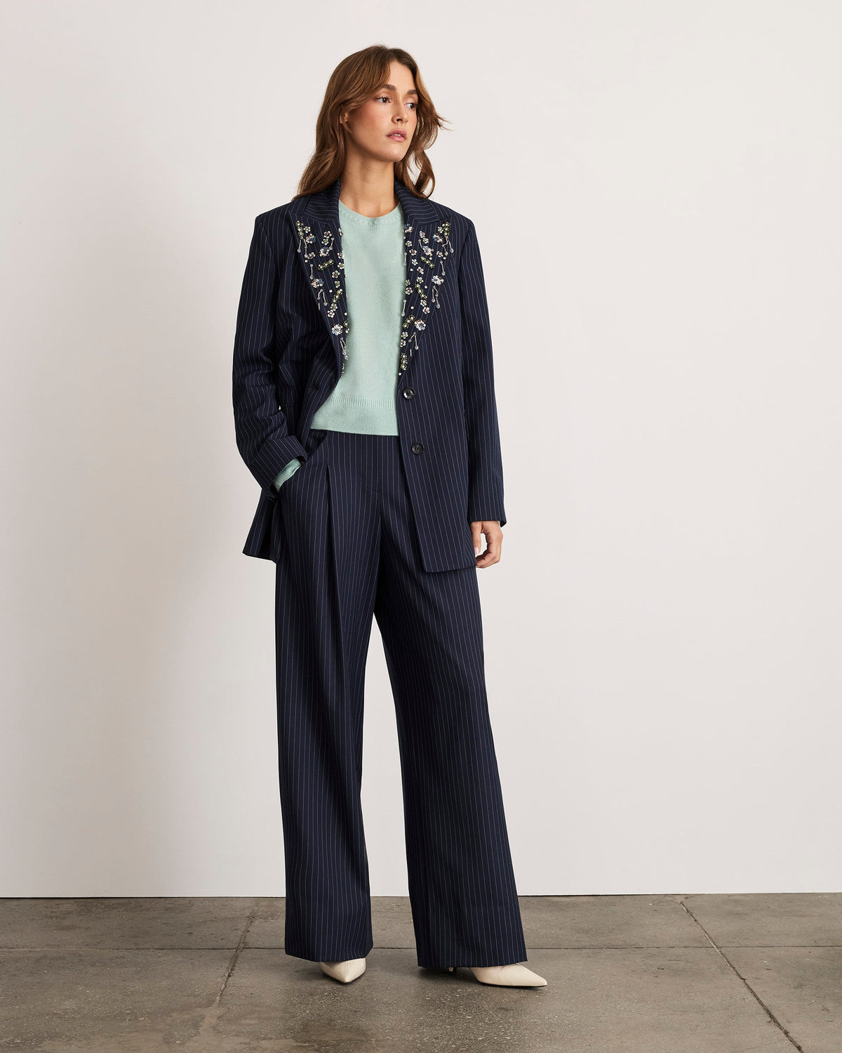 Brooks Blazer in Classic Navy