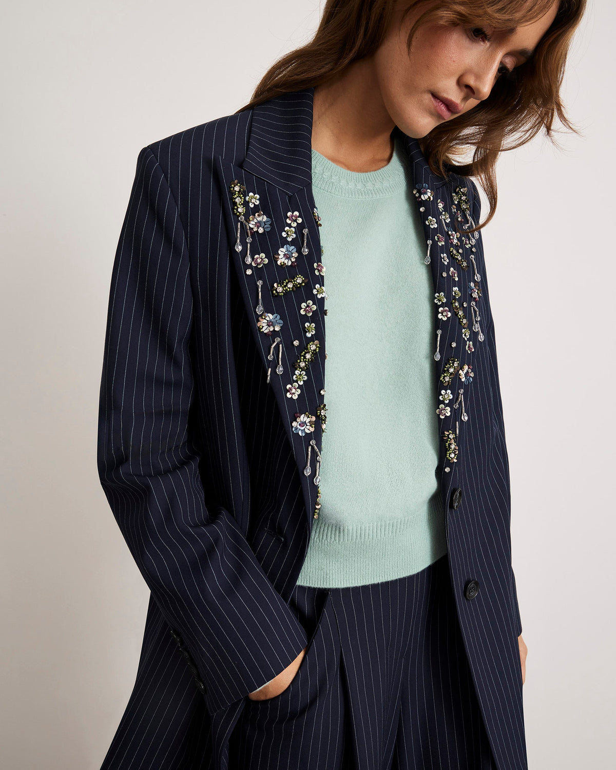 Brooks Blazer in Classic Navy