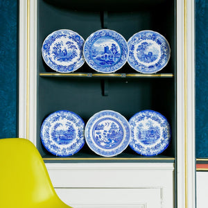 Blue Room Assorted Georgian Plates, Set of 6