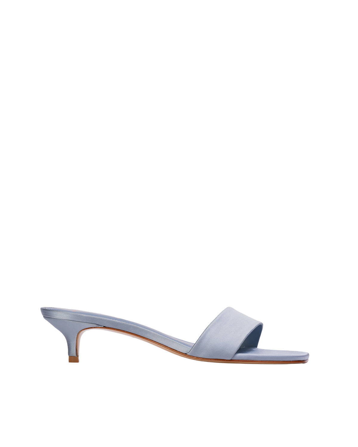Avery 35 in Blue Satin