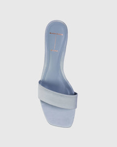 Avery 35 in Blue Satin