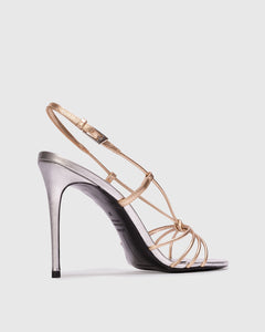 Fern 100 in Silver & Gold Leather