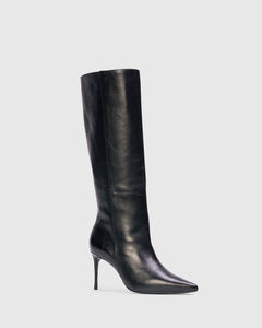 Kath 80 Boot in Black Leather