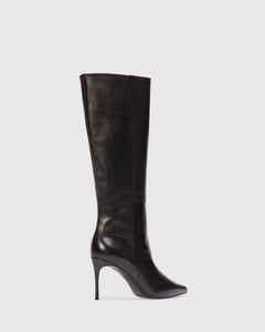 Kath 80 Boot in Black Leather