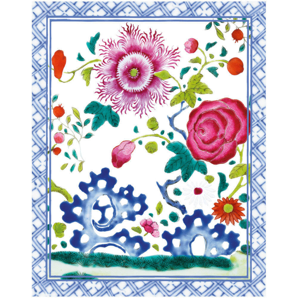 Floral Porcelain Bridge Tally Sheets, 12 per Package