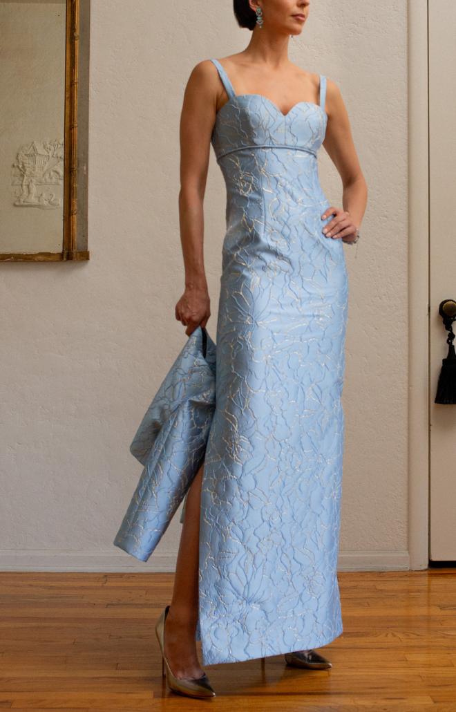 Long Dress in Pale Blue 2