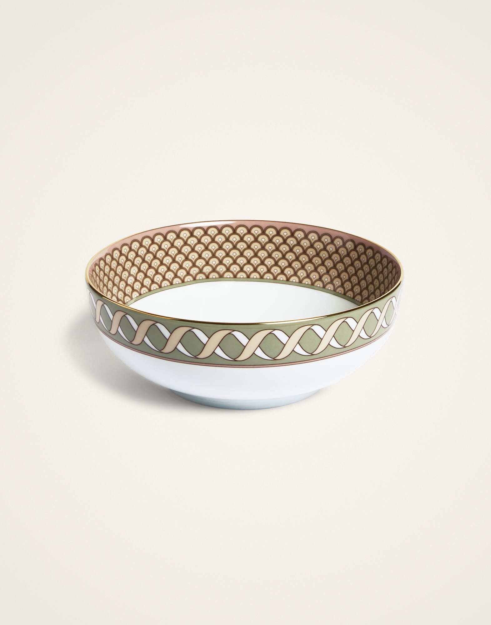 Serving Bowl Odysseus Dusty Pink in Porcelain