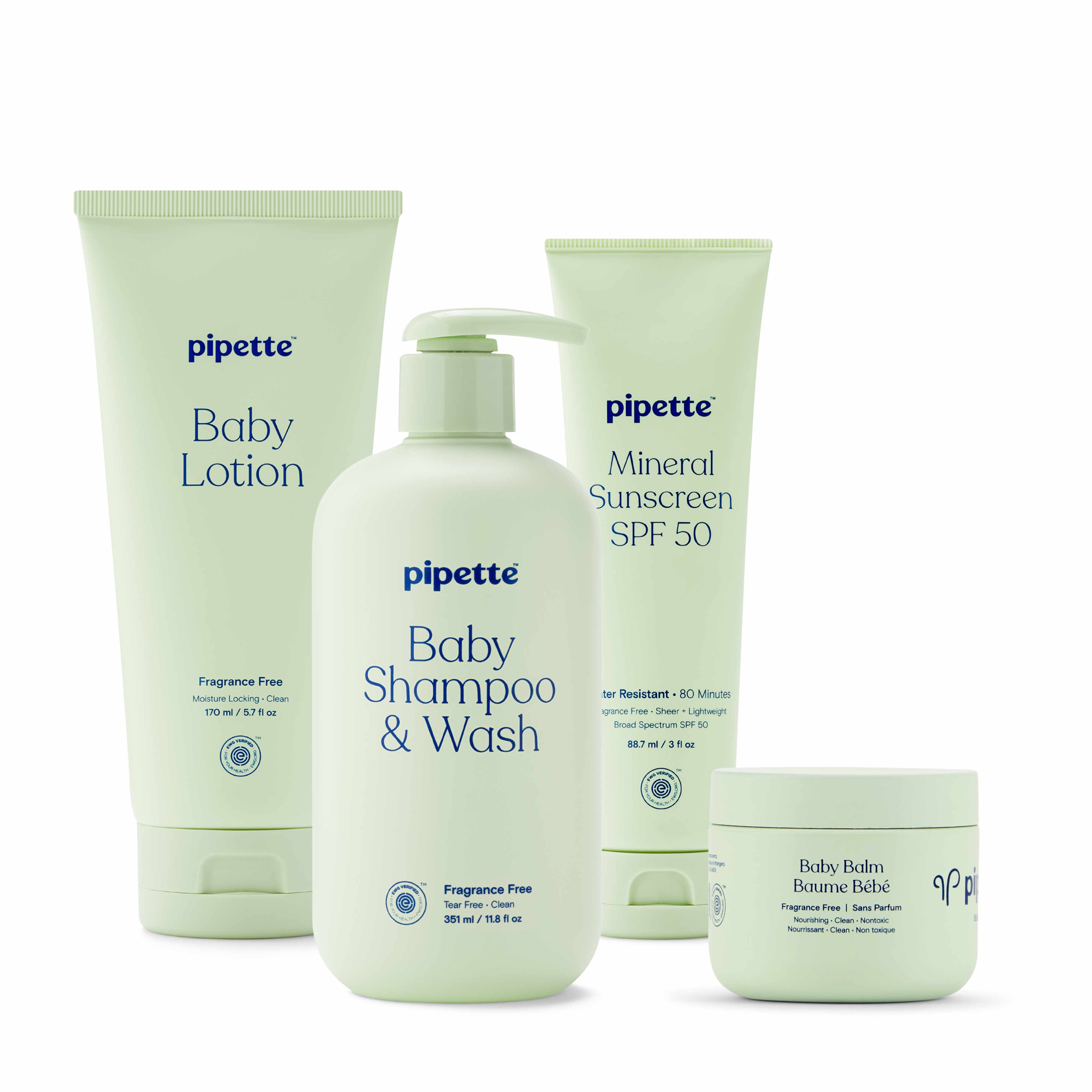 Baby Bestsellers Bundle - Shampoo, sunscreen, balm, lotion