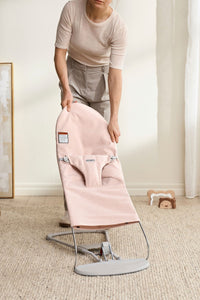 Bouncer Bliss in Woven Mélange Light Pink