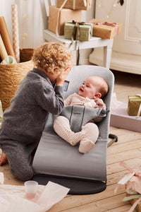 Bouncer Bliss in Jersey Light Gray