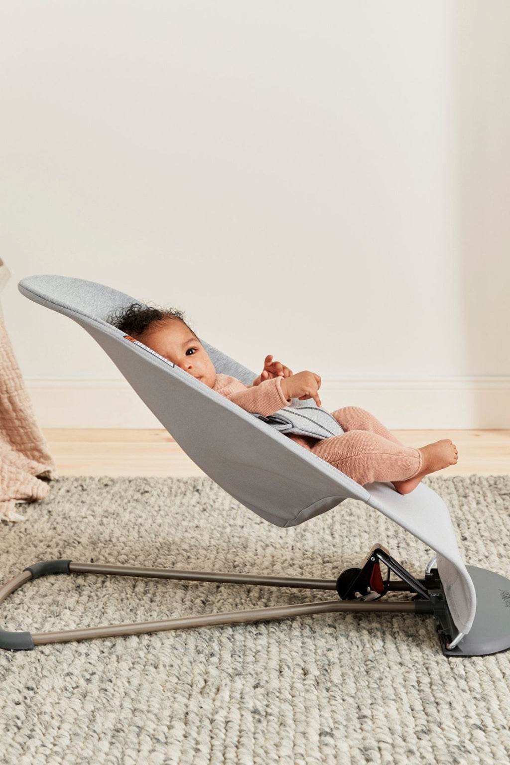Bouncer Bliss in Jersey Light Gray