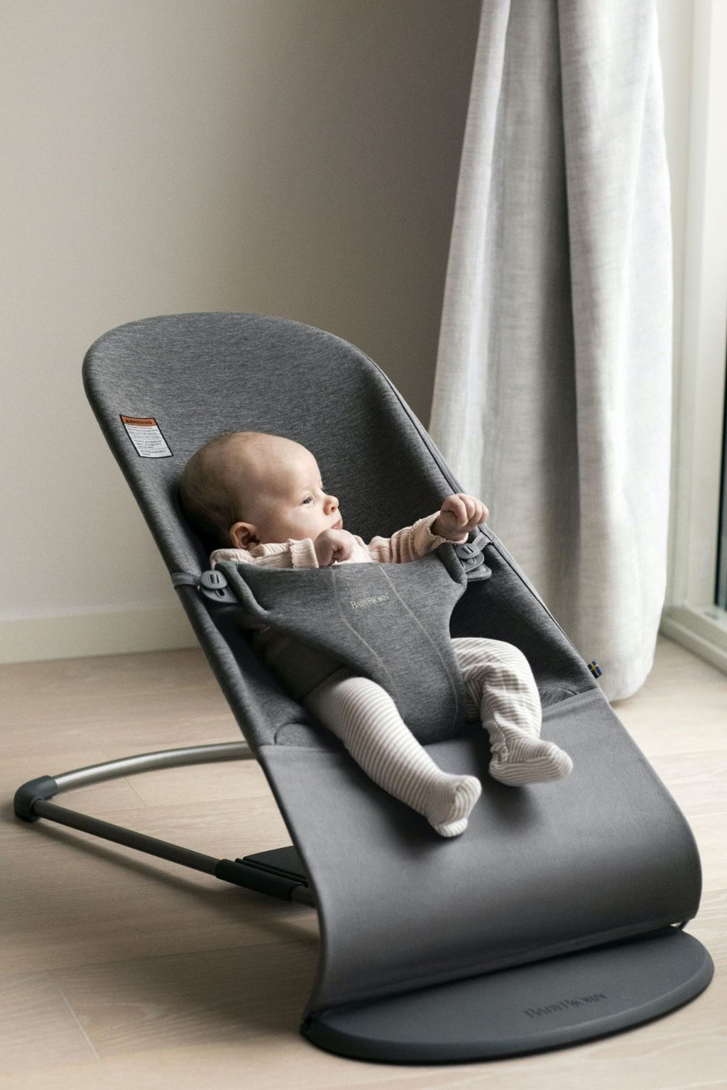 Bouncer Bliss in Jersey Charcoal