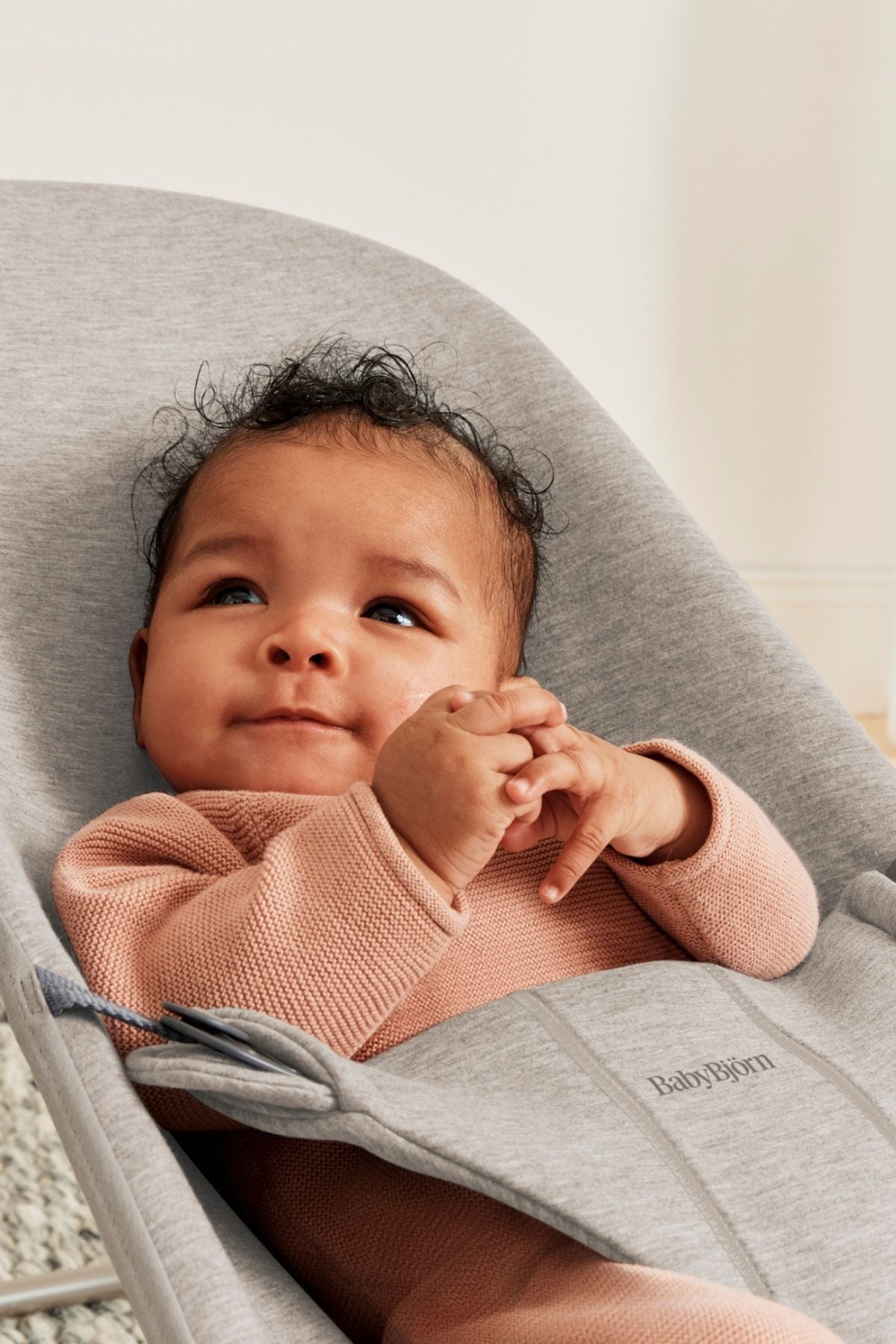 Bouncer Bliss in Jersey Sand Gray