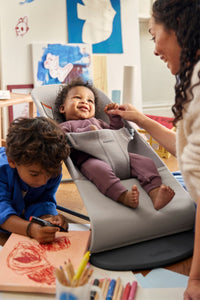 Bouncer Bliss in Jersey Sand Gray