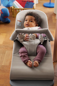Bouncer Bliss in Jersey Sand Gray
